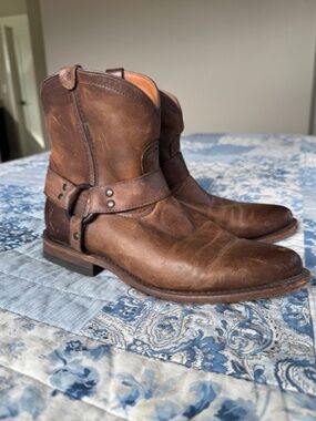 NEW KCR GROUP men\'s chukka zip-up leather boots in brown Shop Kcr Group - Men main image 4
